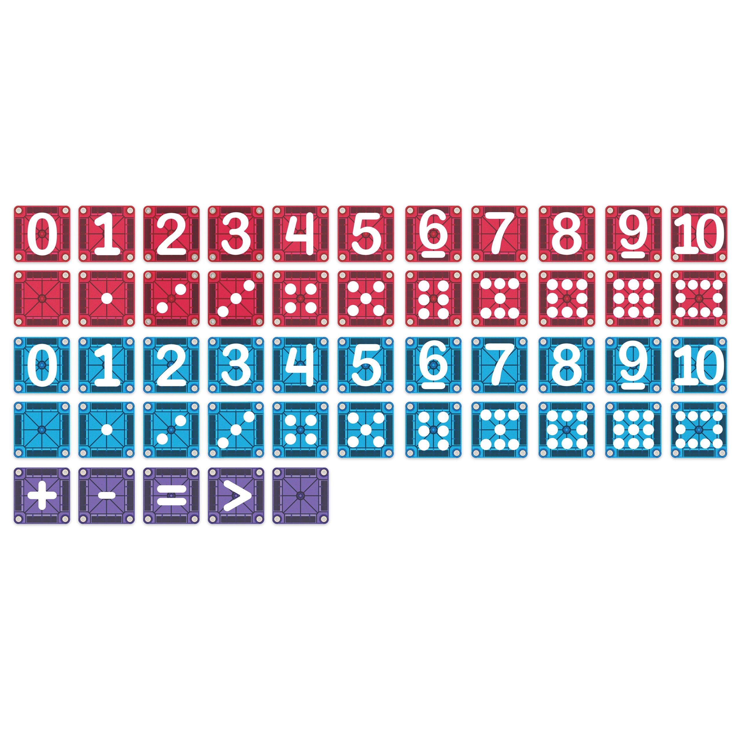 microMAGS Learn Numbers 56 Piece Set - Image 3